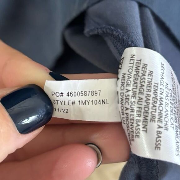 Travis Matthew The Eleffet Short Sleeve Polo Shirt Navy Palm Print - Picture 6 of 7